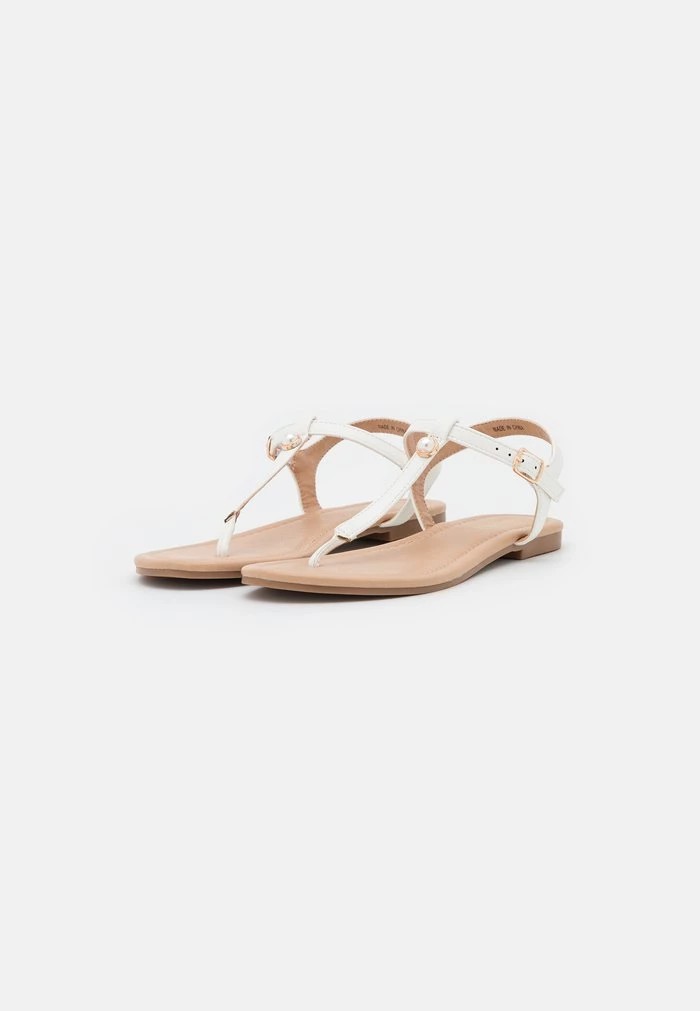 Sandale ANNA FIELD Anna Field T-bar Sandals Blanche Femme | OUT-5197523